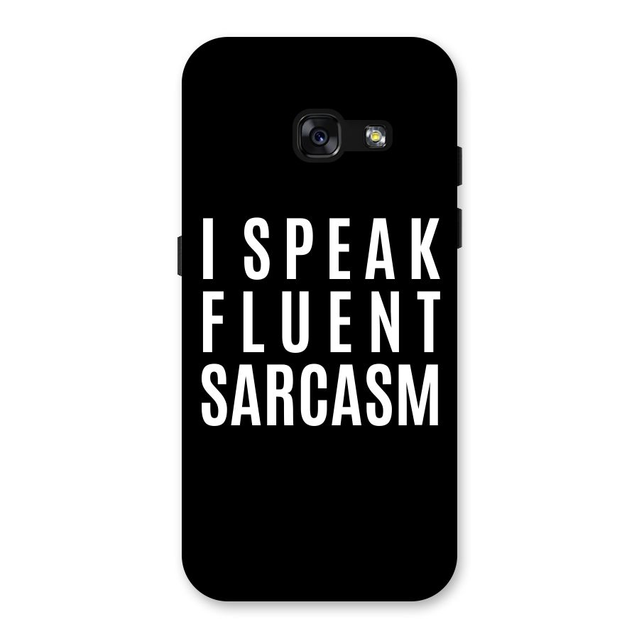 Fluent Sarcasm Back Case for Galaxy A3 (2017)