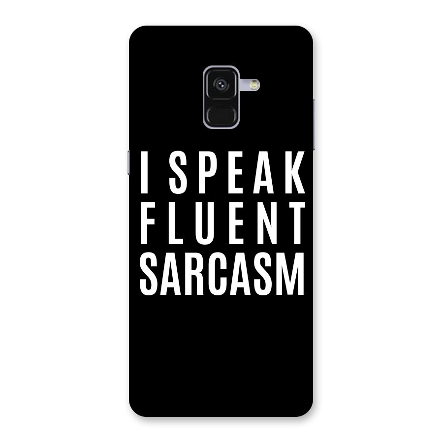 Fluent Sarcasm Back Case for Galaxy A8 Plus