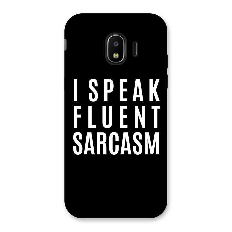 Fluent Sarcasm Back Case for Galaxy J2 Pro 2018