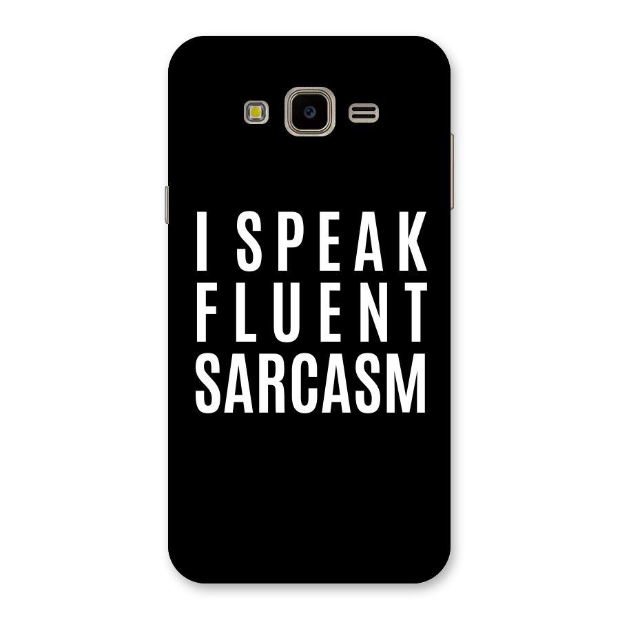 Fluent Sarcasm Back Case for Galaxy J7 Nxt