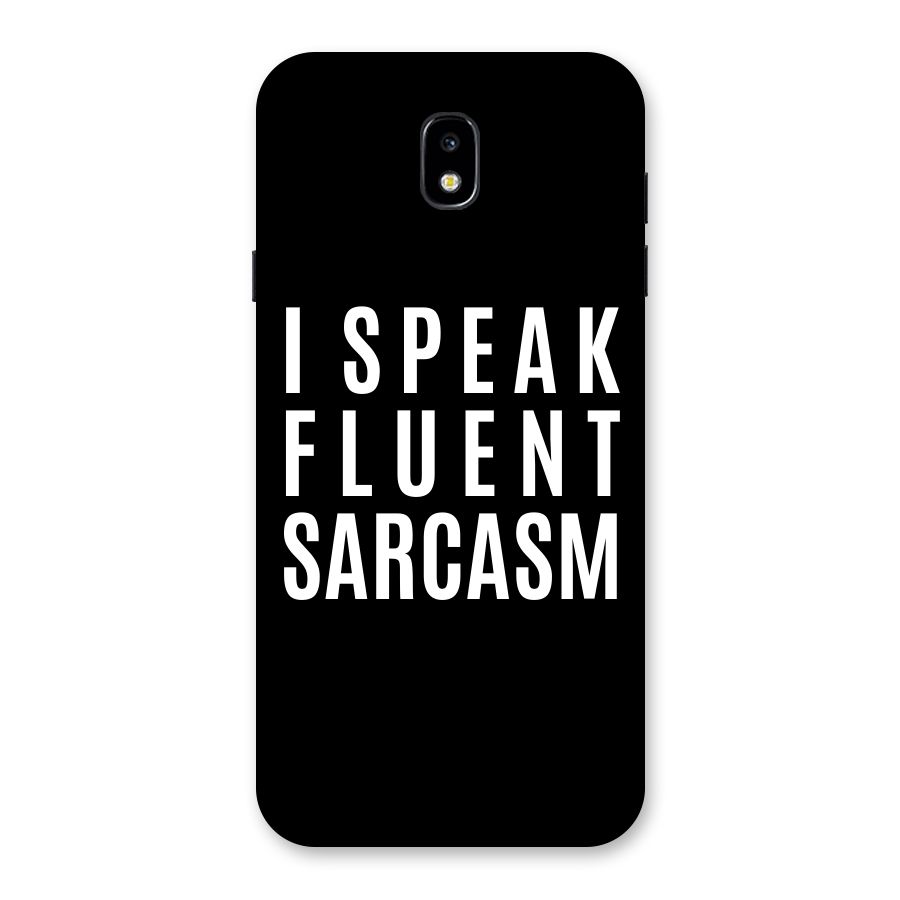 Fluent Sarcasm Back Case for Galaxy J7 Pro