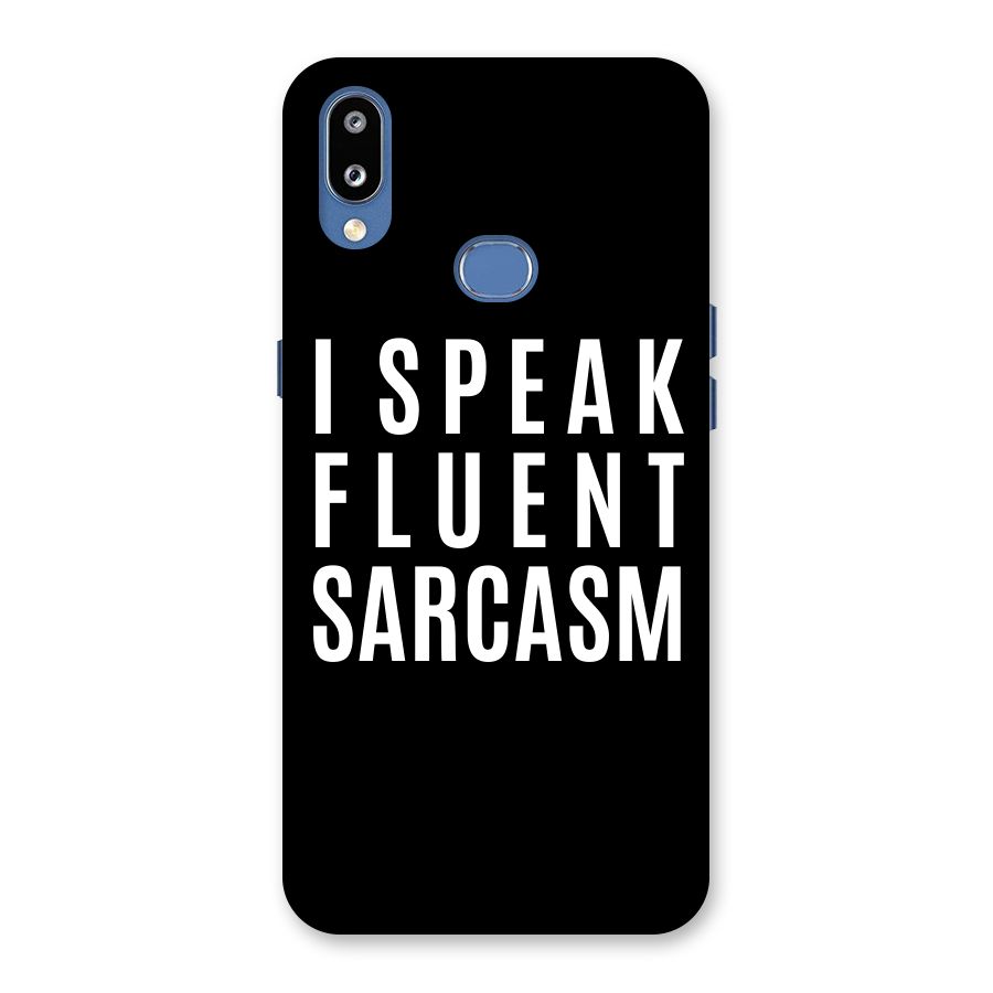 Fluent Sarcasm Back Case for Galaxy M01s