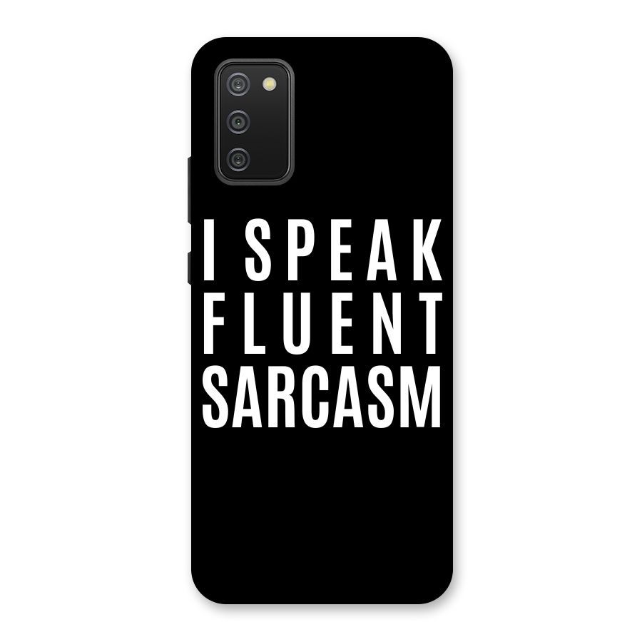 Fluent Sarcasm Back Case for Galaxy M02s