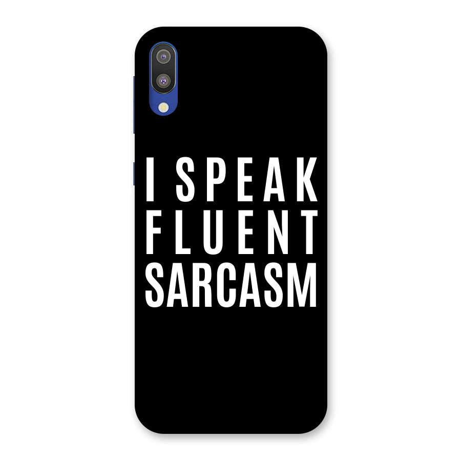 Fluent Sarcasm Back Case for Galaxy M10