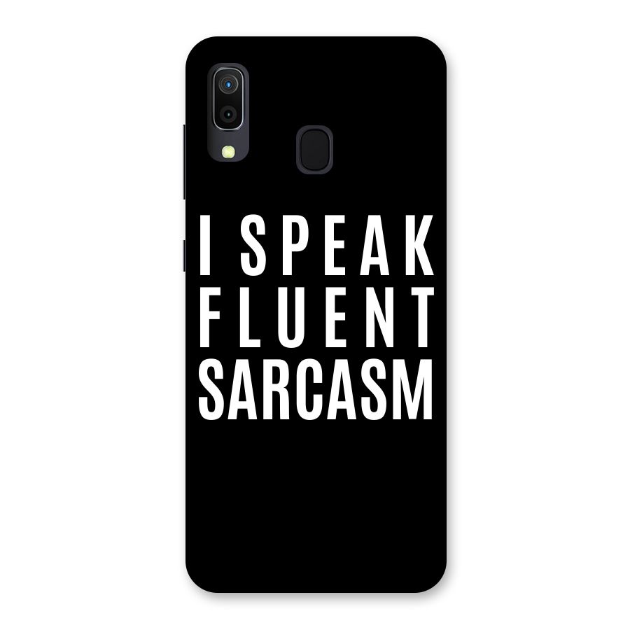 Fluent Sarcasm Back Case for Galaxy M10s