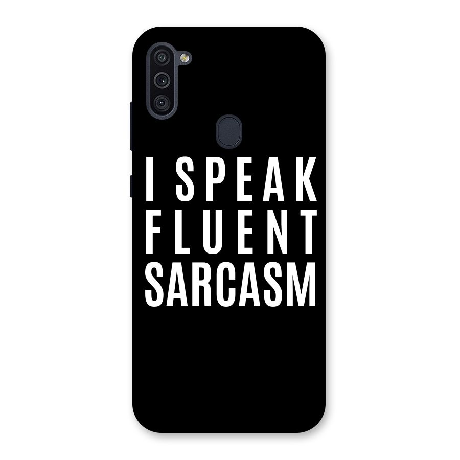 Fluent Sarcasm Back Case for Galaxy M11