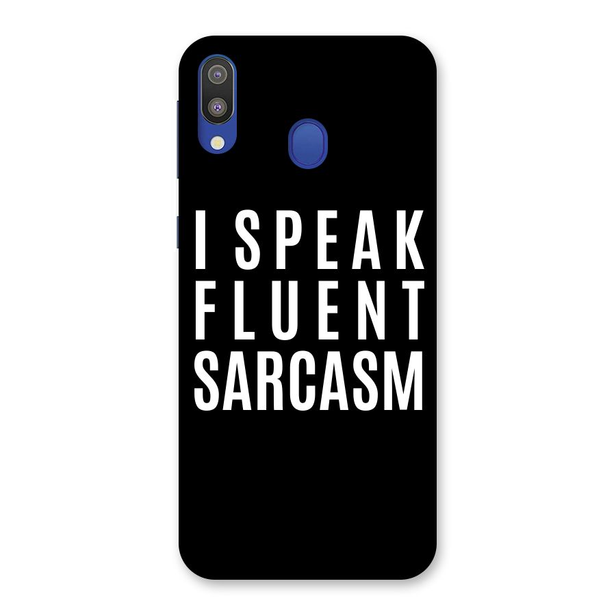 Fluent Sarcasm Back Case for Galaxy M20