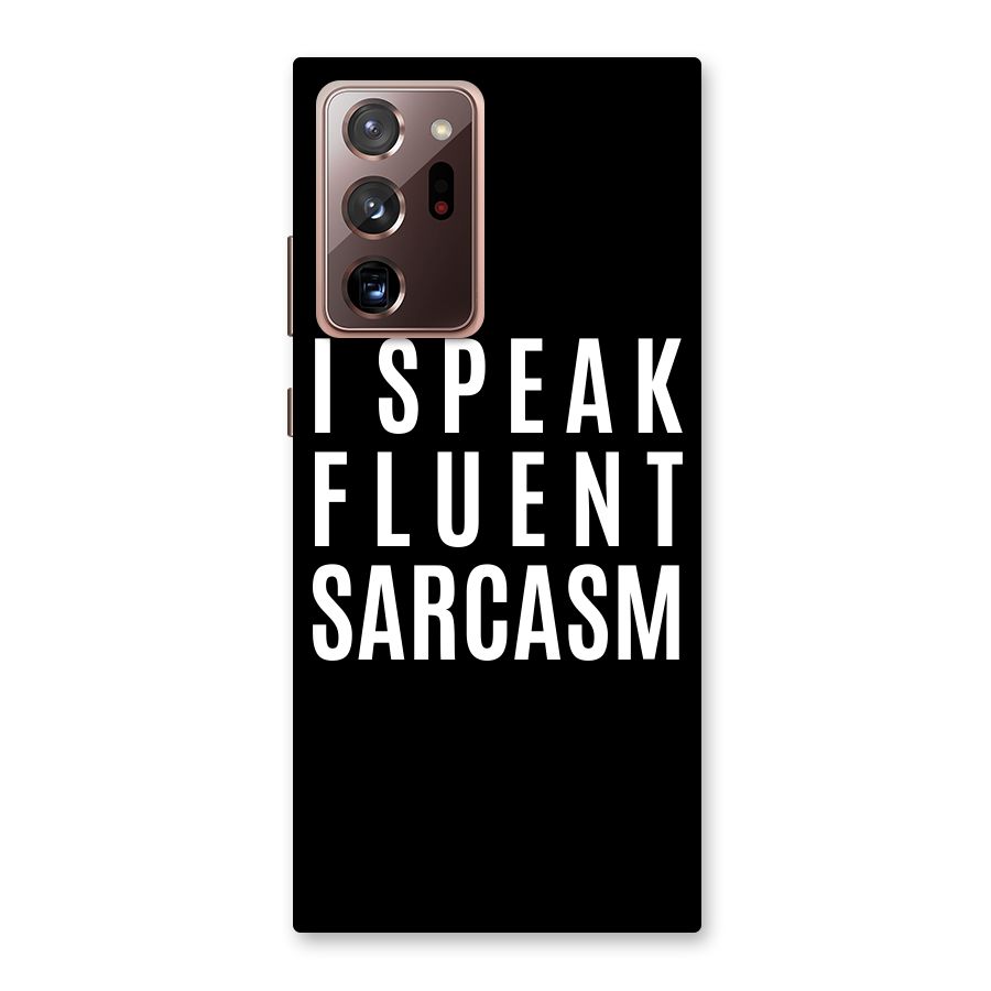 Fluent Sarcasm Back Case for Galaxy Note 20 Ultra