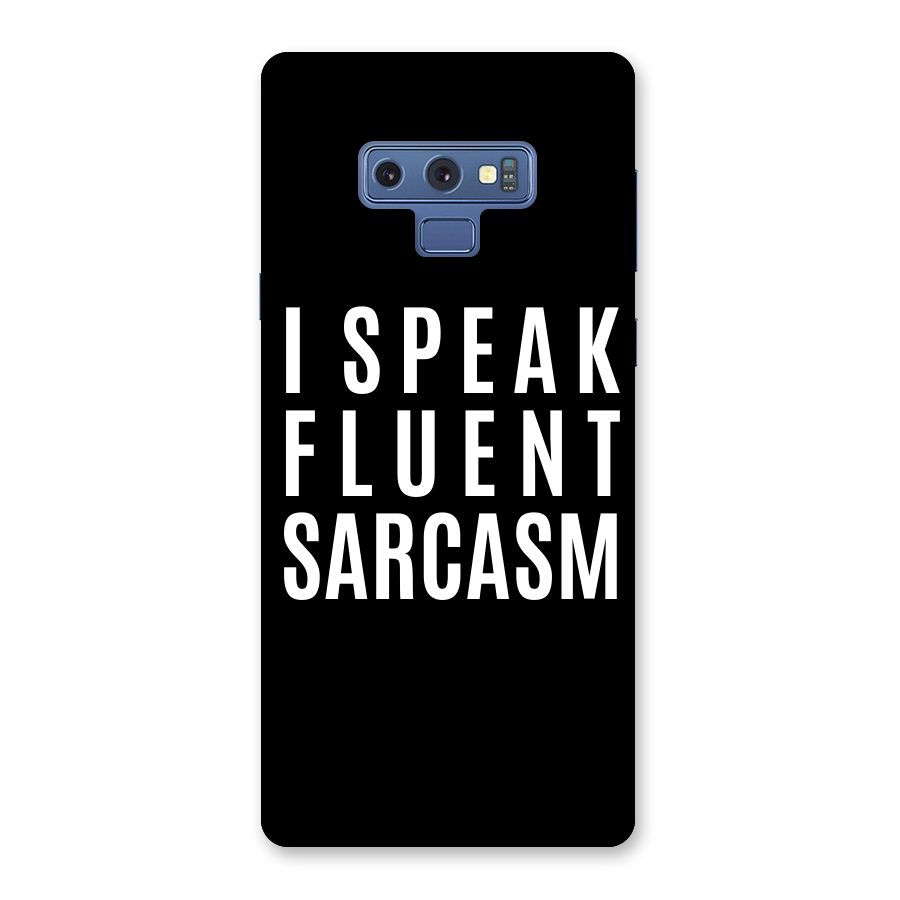 Fluent Sarcasm Back Case for Galaxy Note 9