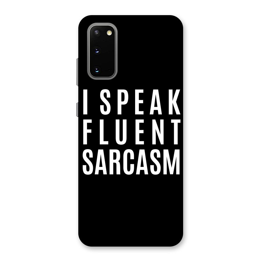 Fluent Sarcasm Back Case for Galaxy S20
