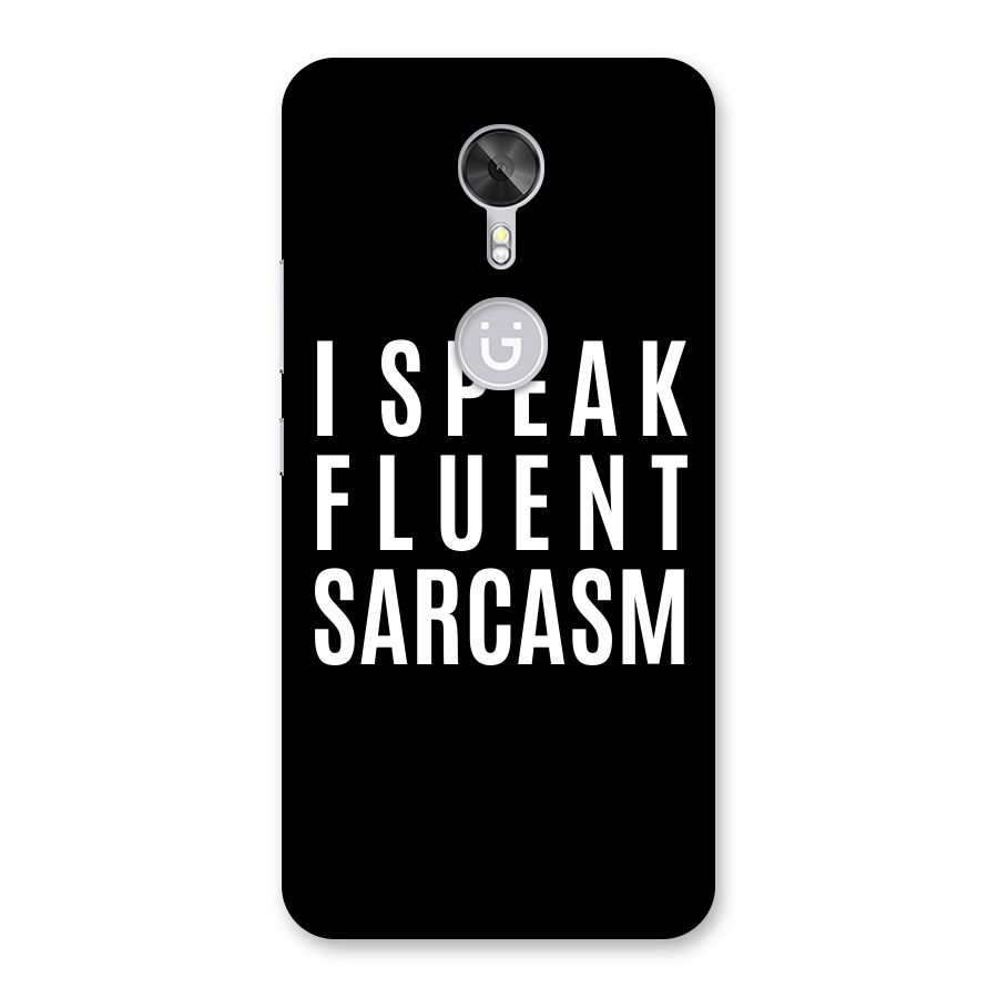 Fluent Sarcasm Back Case for Gionee A1