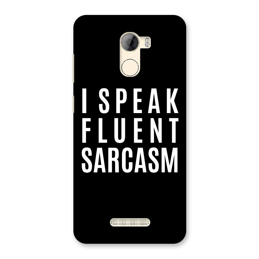 Fluent Sarcasm Back Case for Gionee A1 LIte