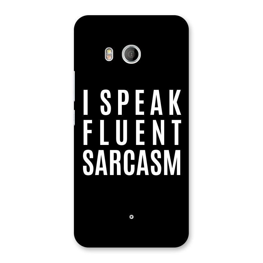 Fluent Sarcasm Back Case for HTC U11