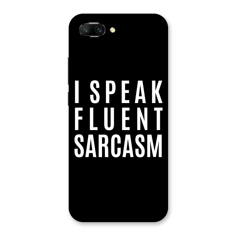 Fluent Sarcasm Back Case for Honor 10