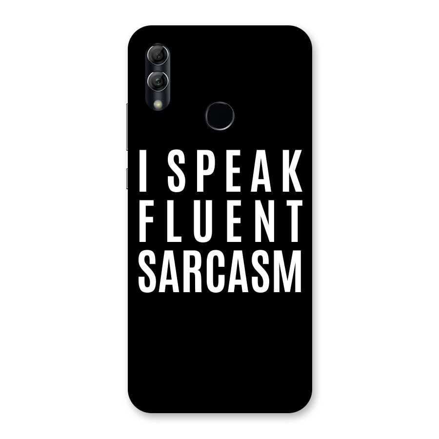 Fluent Sarcasm Back Case for Honor 10 Lite