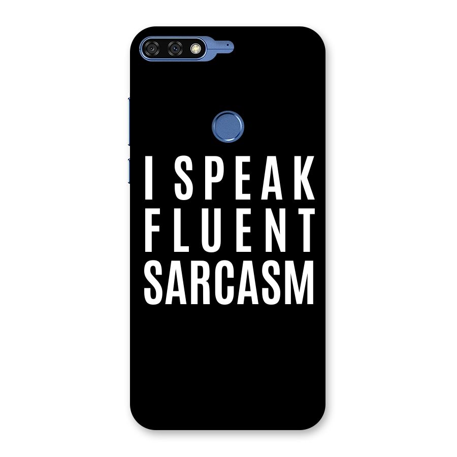 Fluent Sarcasm Back Case for Honor 7C