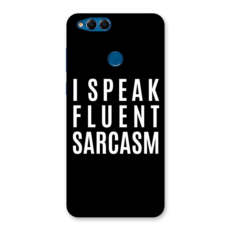 Fluent Sarcasm Back Case for Honor 7X