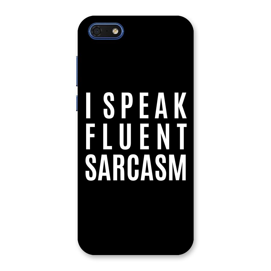 Fluent Sarcasm Back Case for Honor 7s