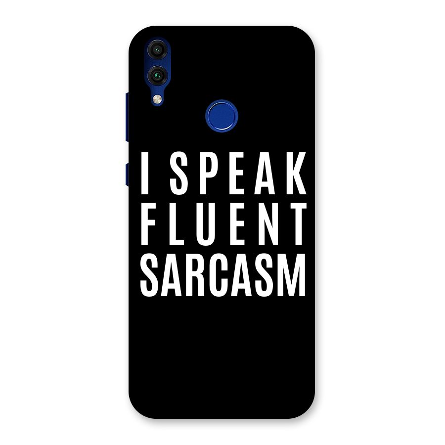 Fluent Sarcasm Back Case for Honor 8C