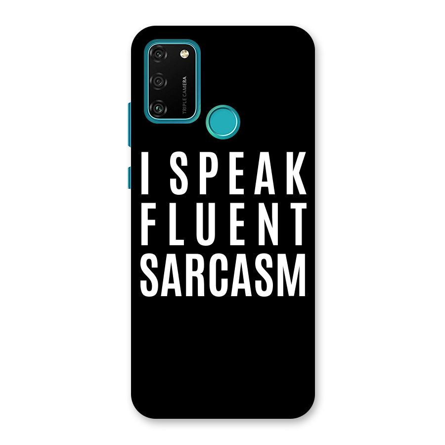 Fluent Sarcasm Back Case for Honor 9A