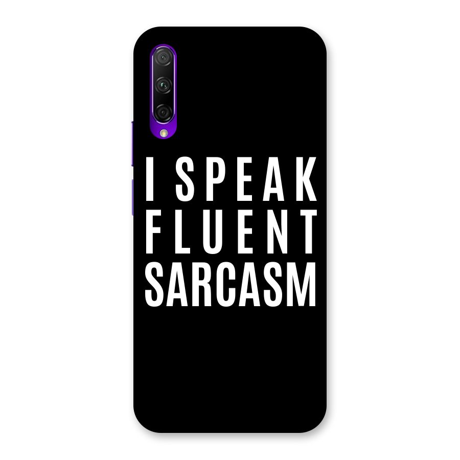 Fluent Sarcasm Back Case for Honor 9X Pro