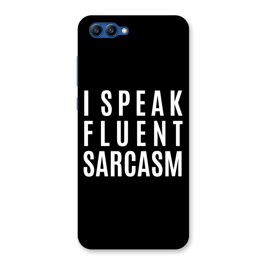 Fluent Sarcasm Back Case for Honor View 10