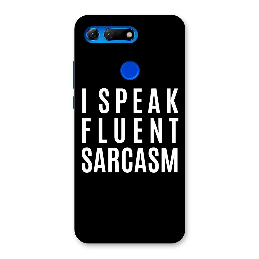 Fluent Sarcasm Back Case for Honor View 20