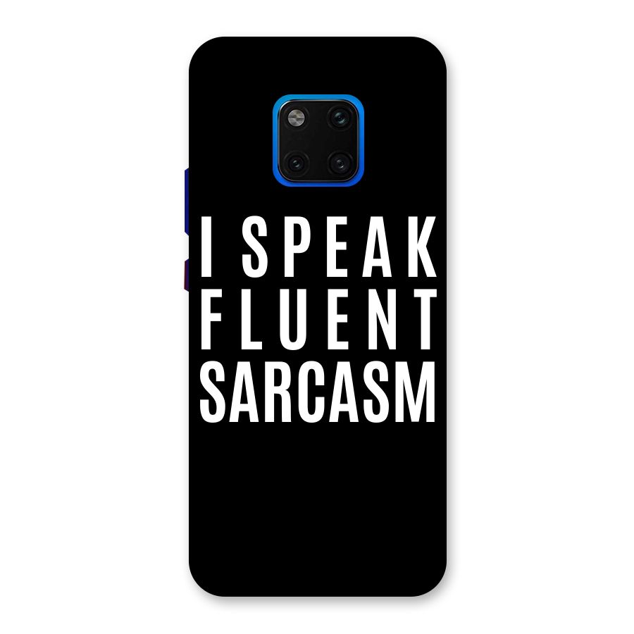 Fluent Sarcasm Back Case for Huawei Mate 20 Pro