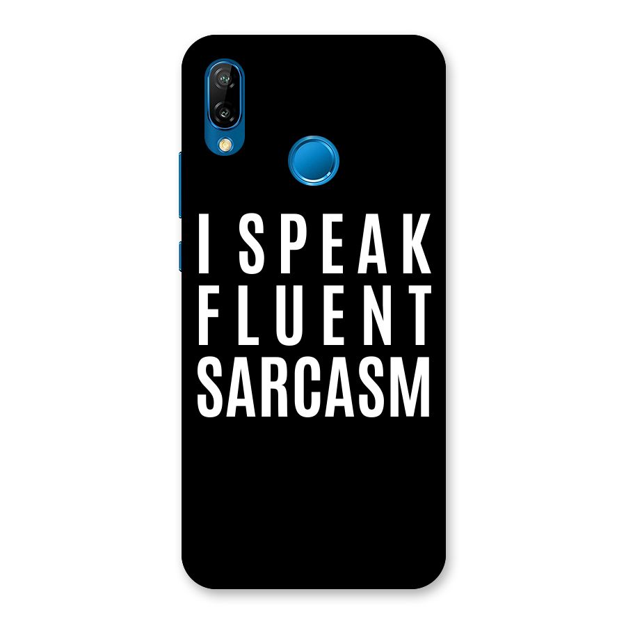 Fluent Sarcasm Back Case for Huawei P20 Lite