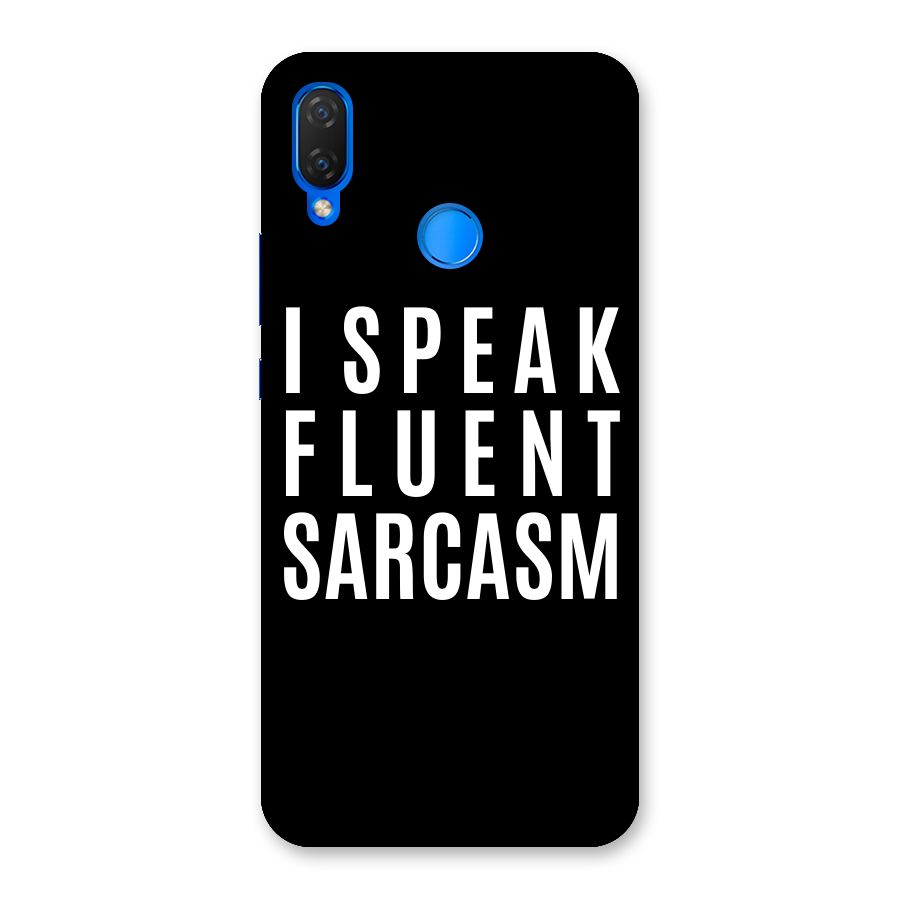 Fluent Sarcasm Back Case for Huawei P Smart+