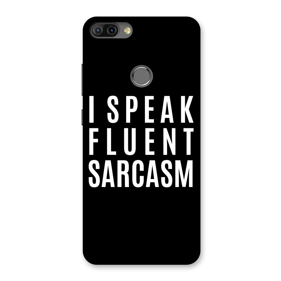 Fluent Sarcasm Back Case for Infinix Hot 6 Pro