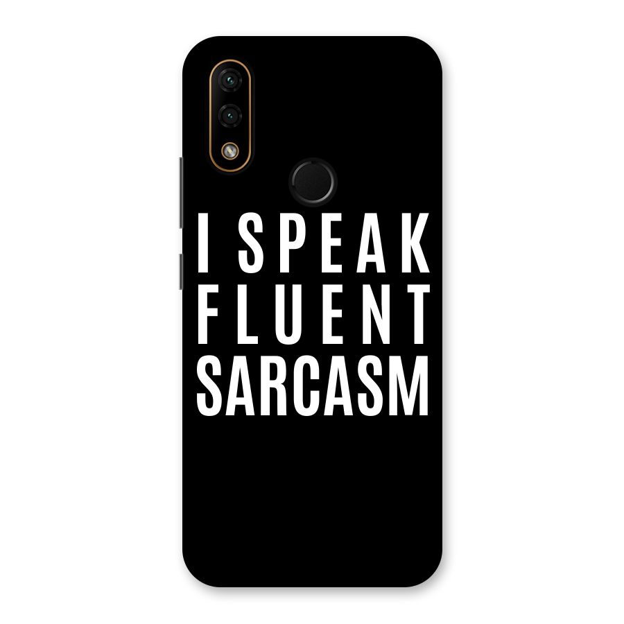 Fluent Sarcasm Back Case for Lenovo A6 Note