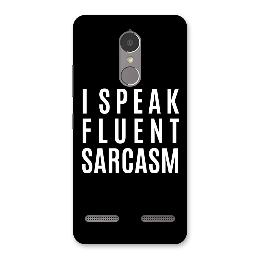 Fluent Sarcasm Back Case for Lenovo K6 Power