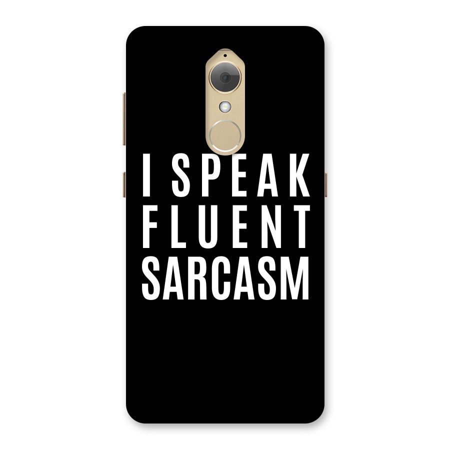 Fluent Sarcasm Back Case for Lenovo K8