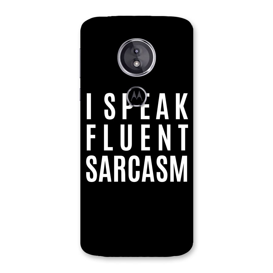 Fluent Sarcasm Back Case for Moto E5