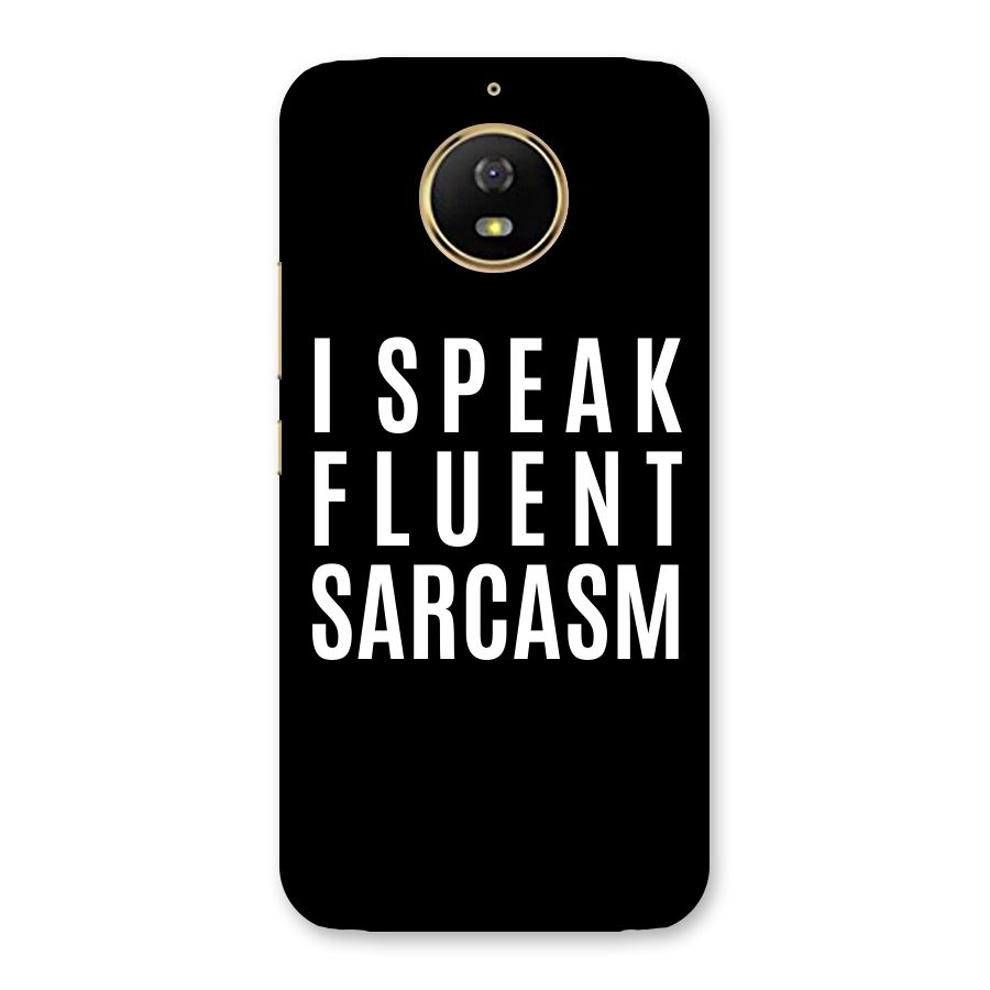 Fluent Sarcasm Back Case for Moto G5s