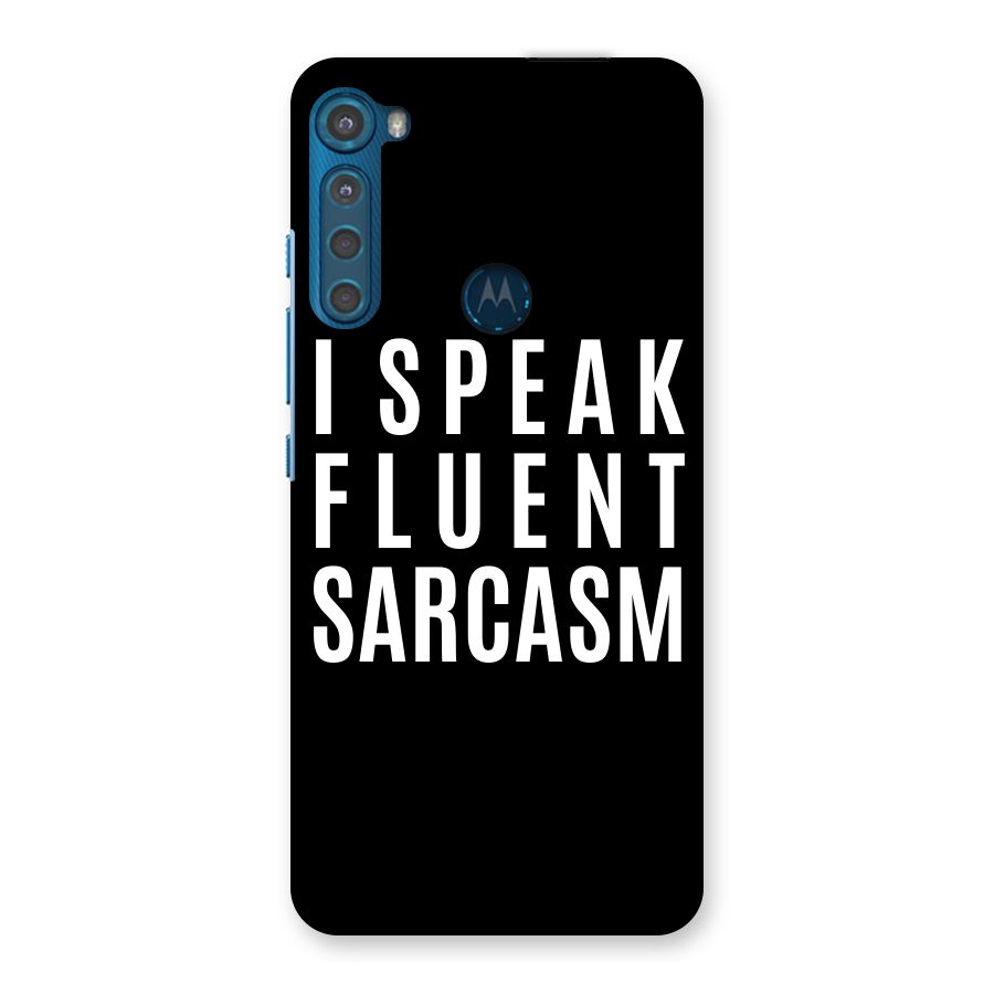 Fluent Sarcasm Back Case for Motorola One Fusion Plus