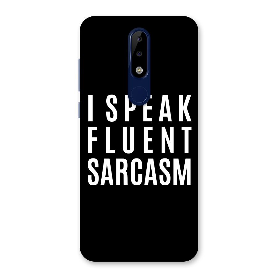 Fluent Sarcasm Back Case for Nokia 5.1 Plus