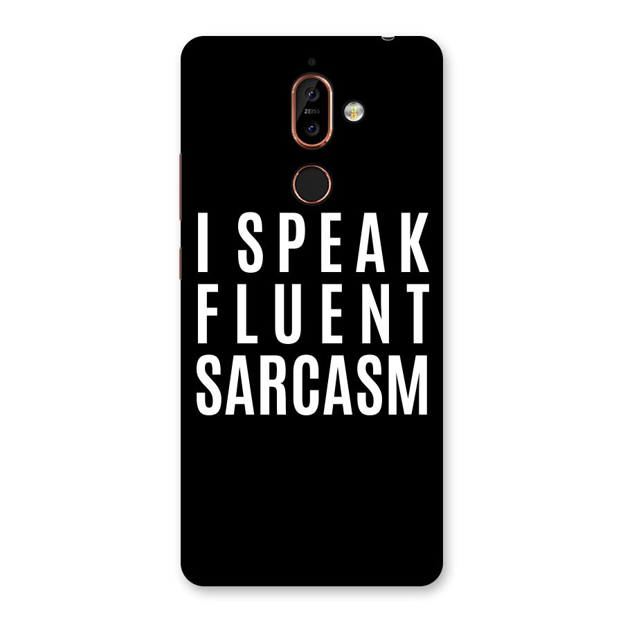 Fluent Sarcasm Back Case for Nokia 7 Plus