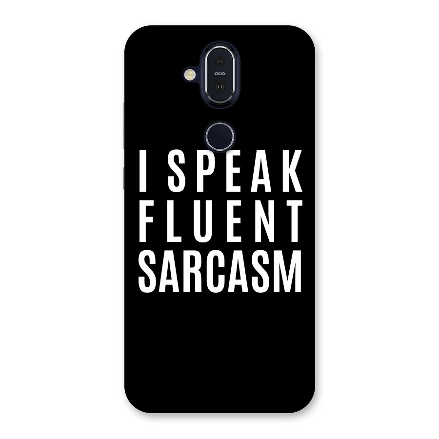Fluent Sarcasm Back Case for Nokia 8.1