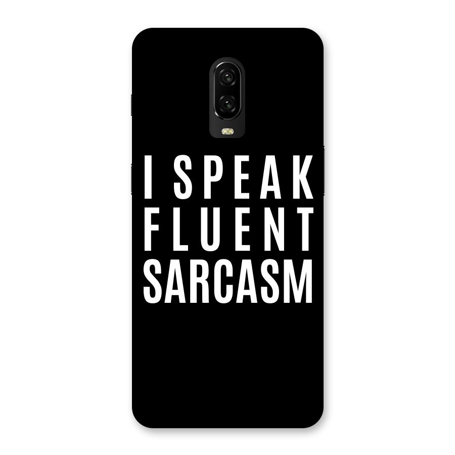 Fluent Sarcasm Back Case for OnePlus 6T