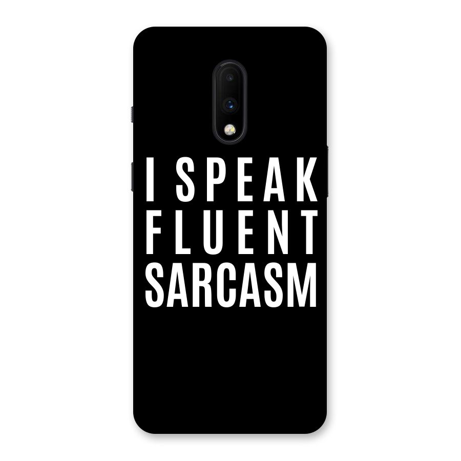 Fluent Sarcasm Back Case for OnePlus 7