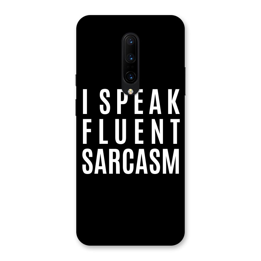 Fluent Sarcasm Back Case for OnePlus 7 Pro