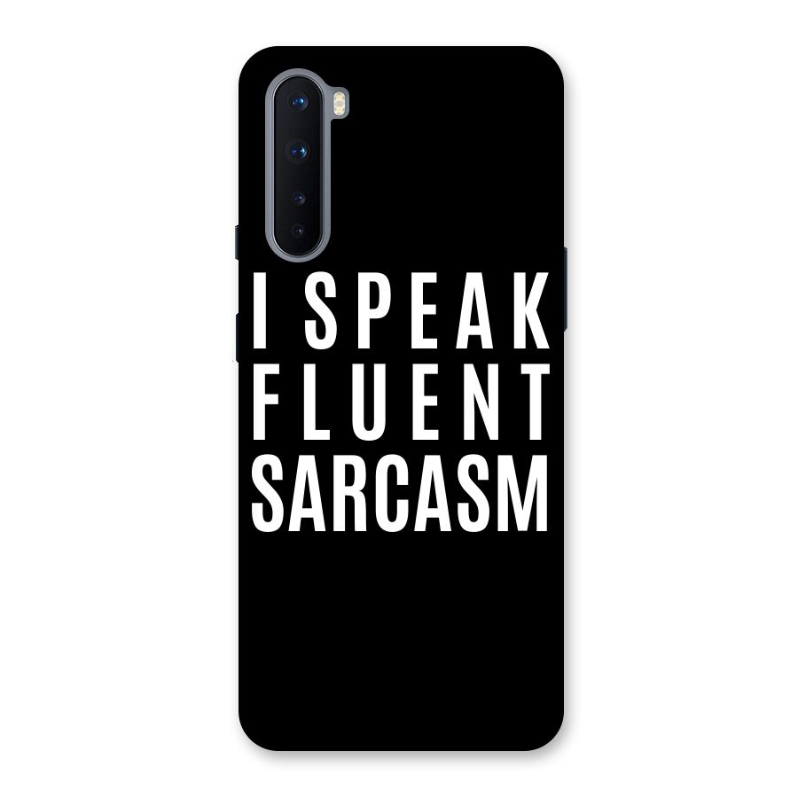 Fluent Sarcasm Back Case for OnePlus Nord