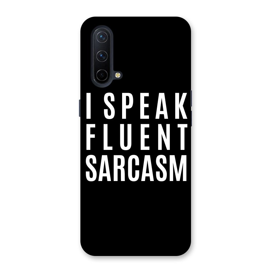 Fluent Sarcasm Back Case for OnePlus Nord CE 5G