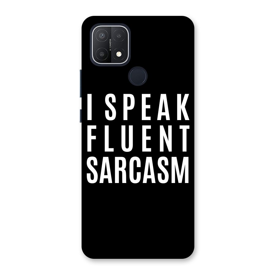 Fluent Sarcasm Back Case for Oppo A15