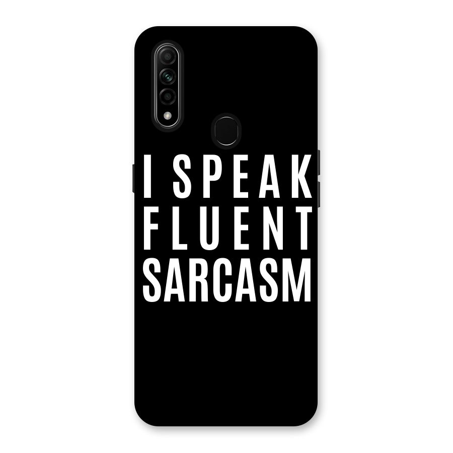 Fluent Sarcasm Back Case for Oppo A31