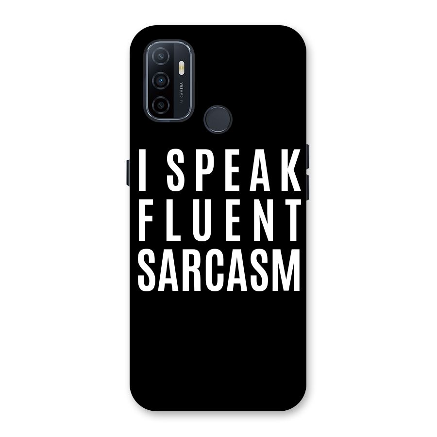 Fluent Sarcasm Back Case for Oppo A32