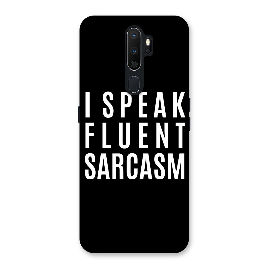 Fluent Sarcasm Back Case for Oppo A5 (2020)