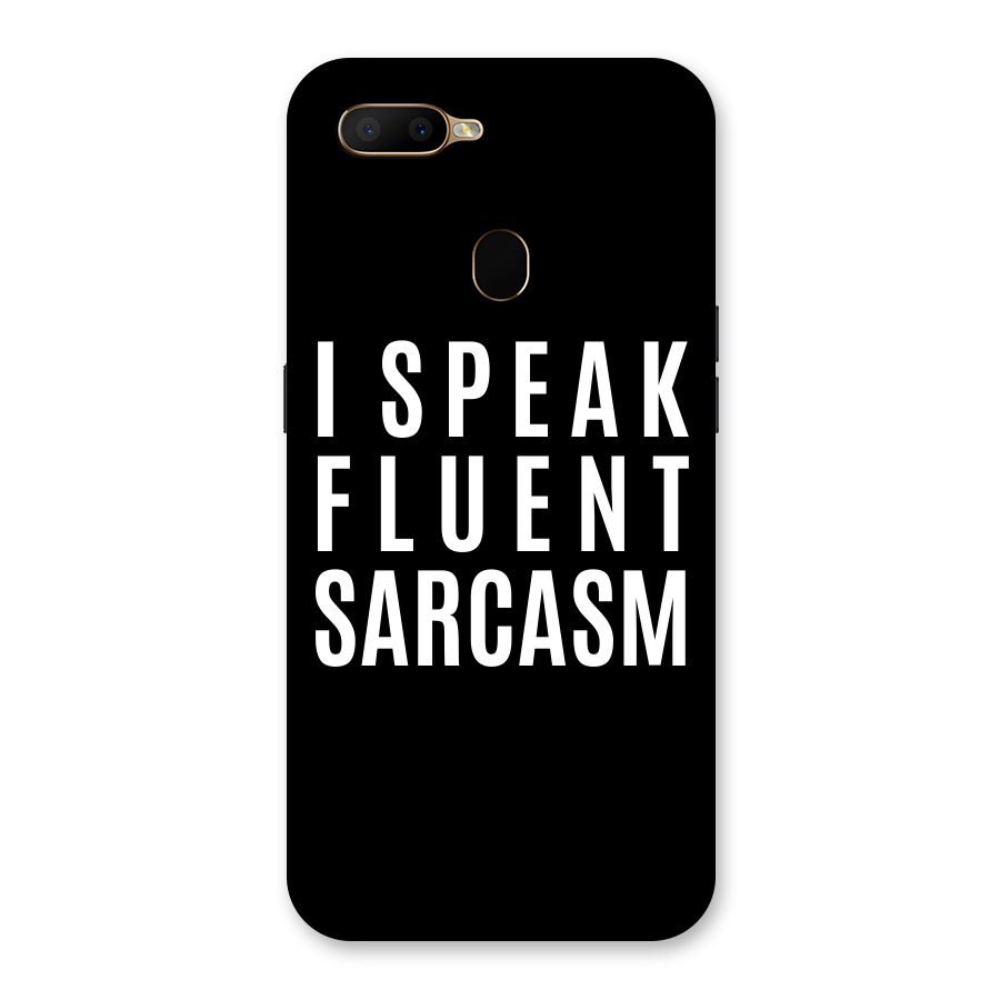 Fluent Sarcasm Back Case for Oppo A5s
